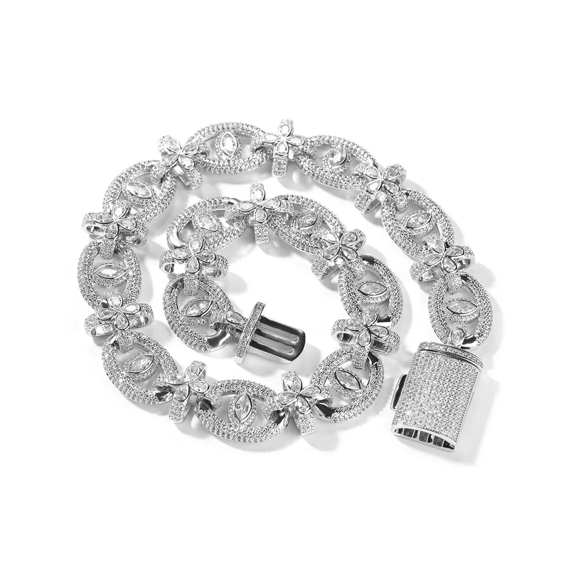 KING OF BLING Цирконовые ожерелья для мужчин