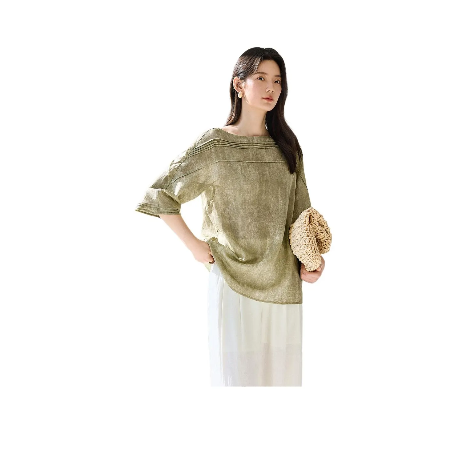IHIMI Shirts Women's Sage Green