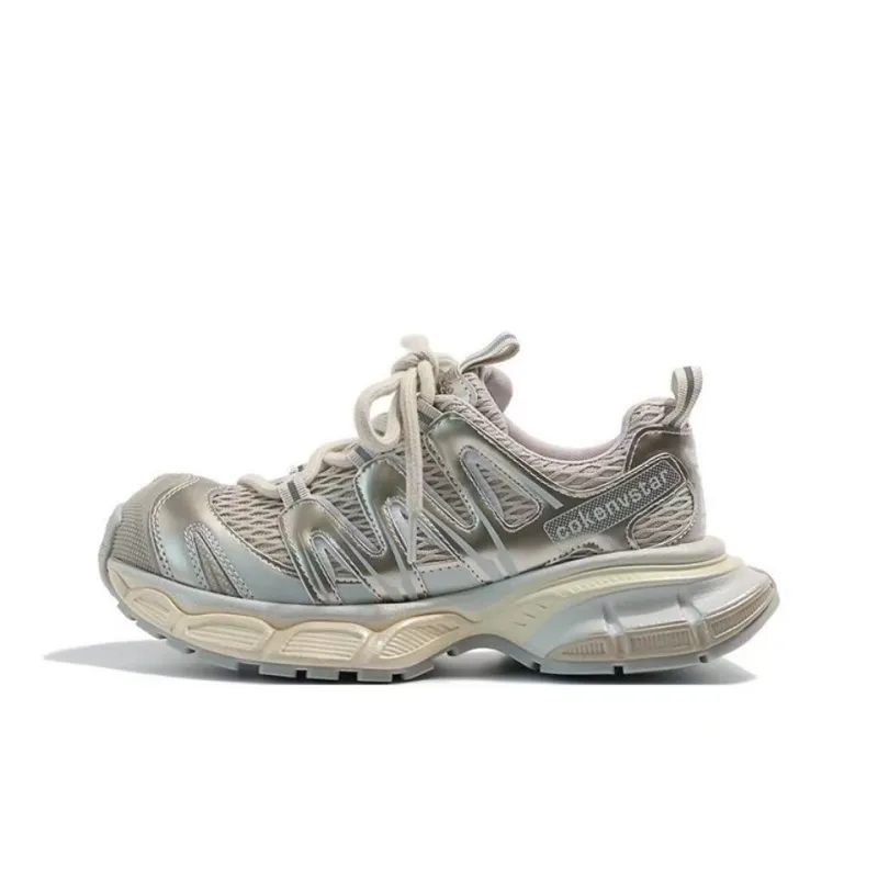 Cat Seven Seeks Амортизация Устойчивый к истиранию Дышащий Легкий Низкий Топ Кроссовки с Толстой Подошвой Женские