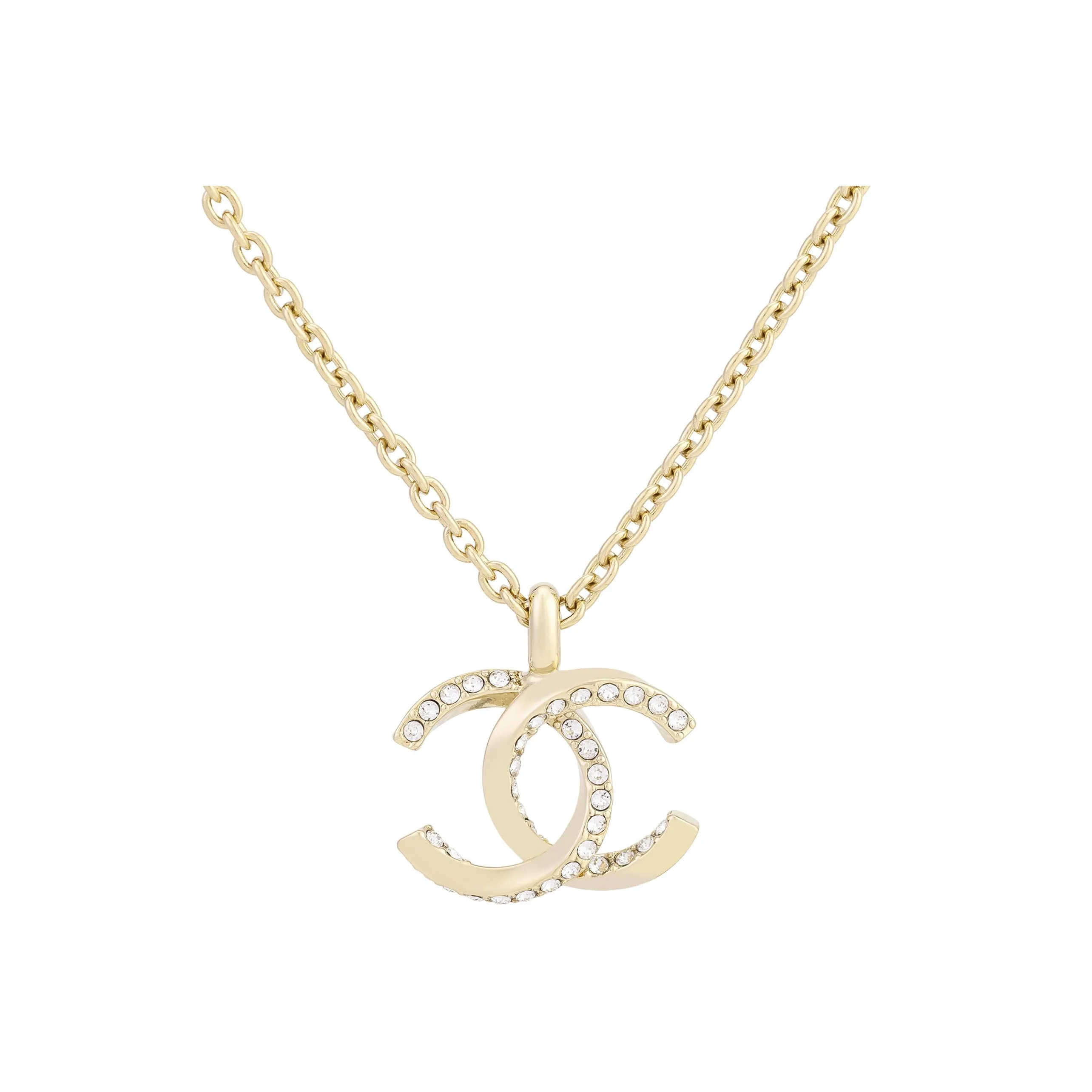 CHANEL 1986-1988 Cc Necklace