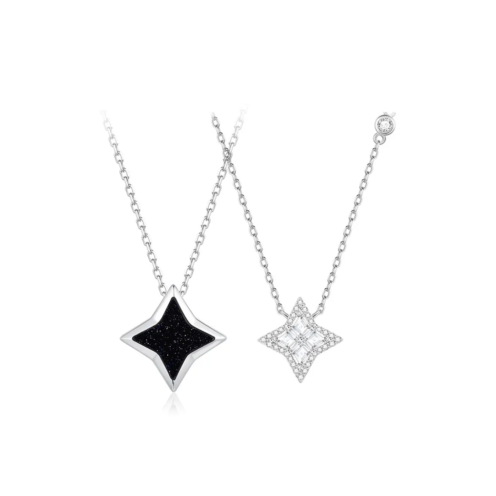 FANCI Light Series S925 Silver Inlaid Oyster Necklaces Women's