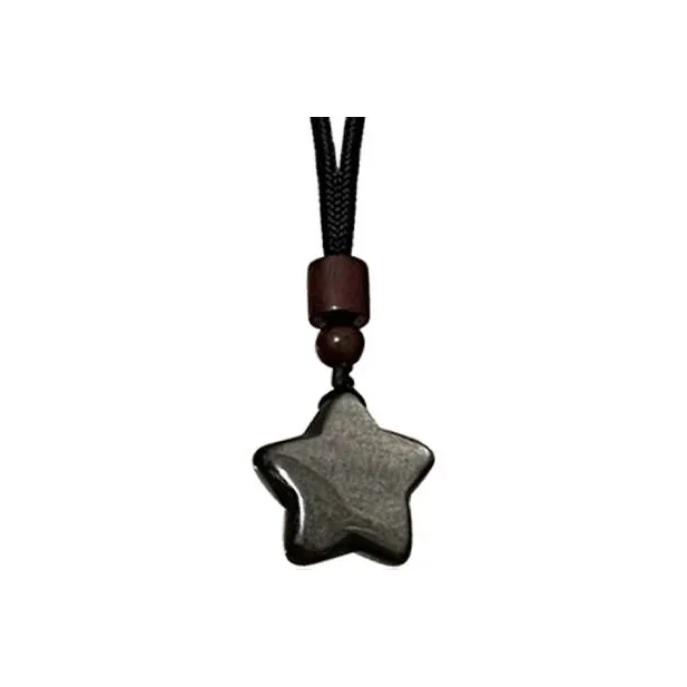 The Star Of The Water Shell Obsidian Jade Necklaces Unisex