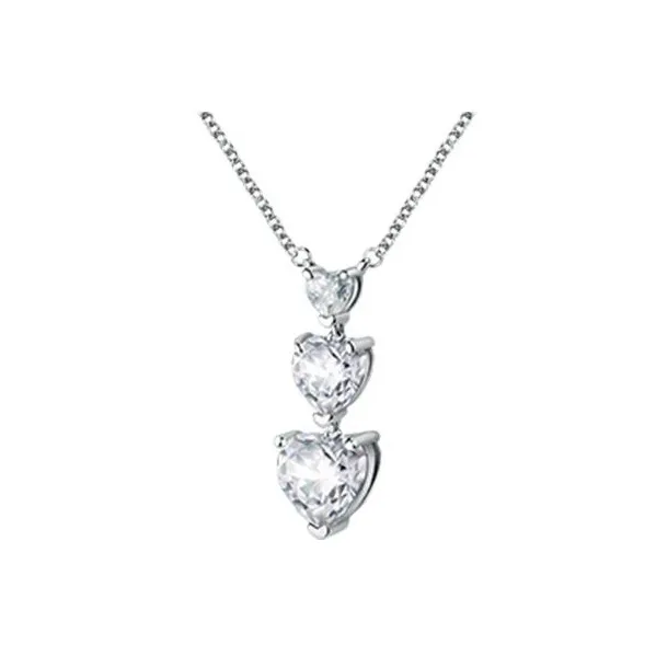 CHIARA FERRAGNI Zircon, Alloy Italian Luxury Collarbone Chain Women's Silver