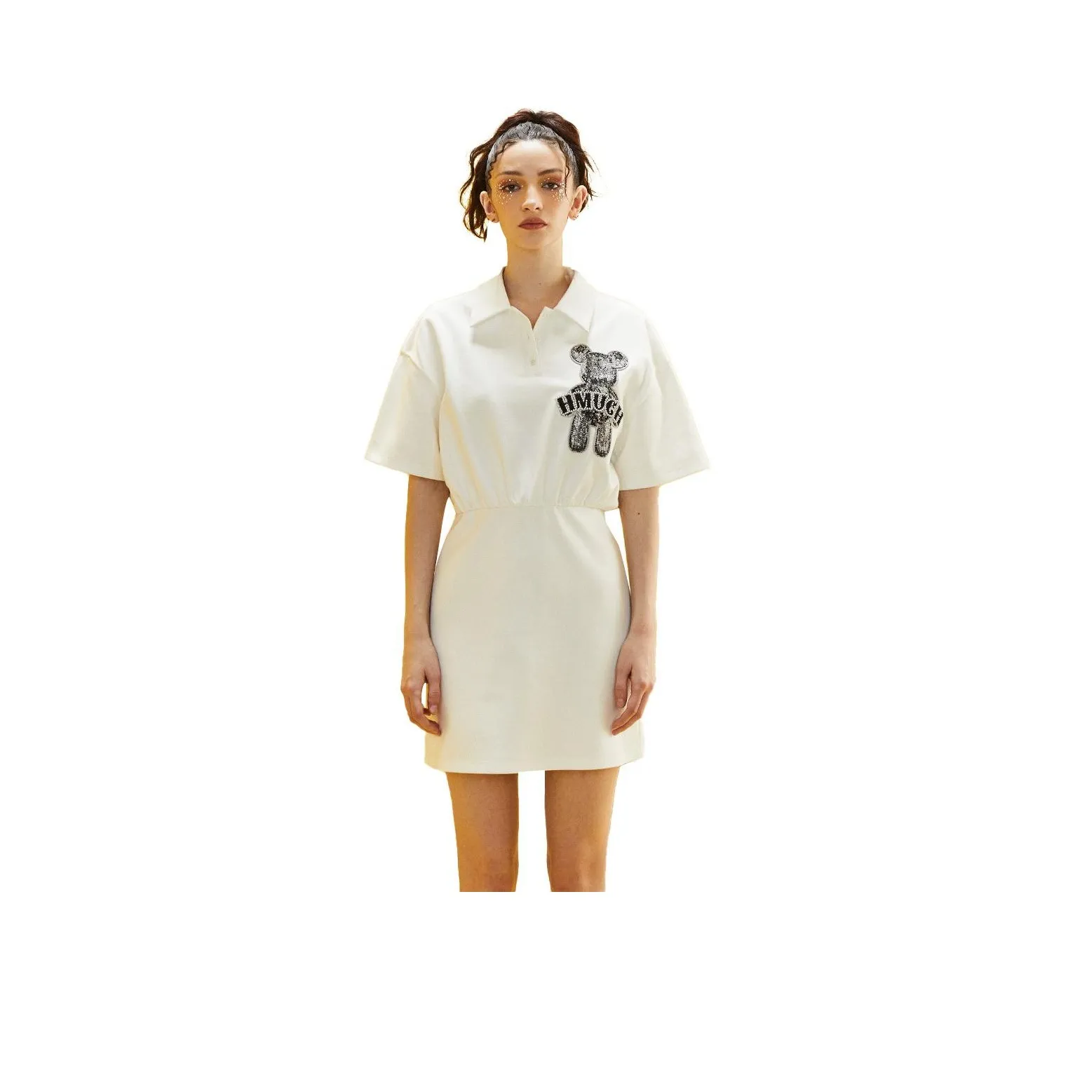 TCH Short Sleeved Dresses Women's White