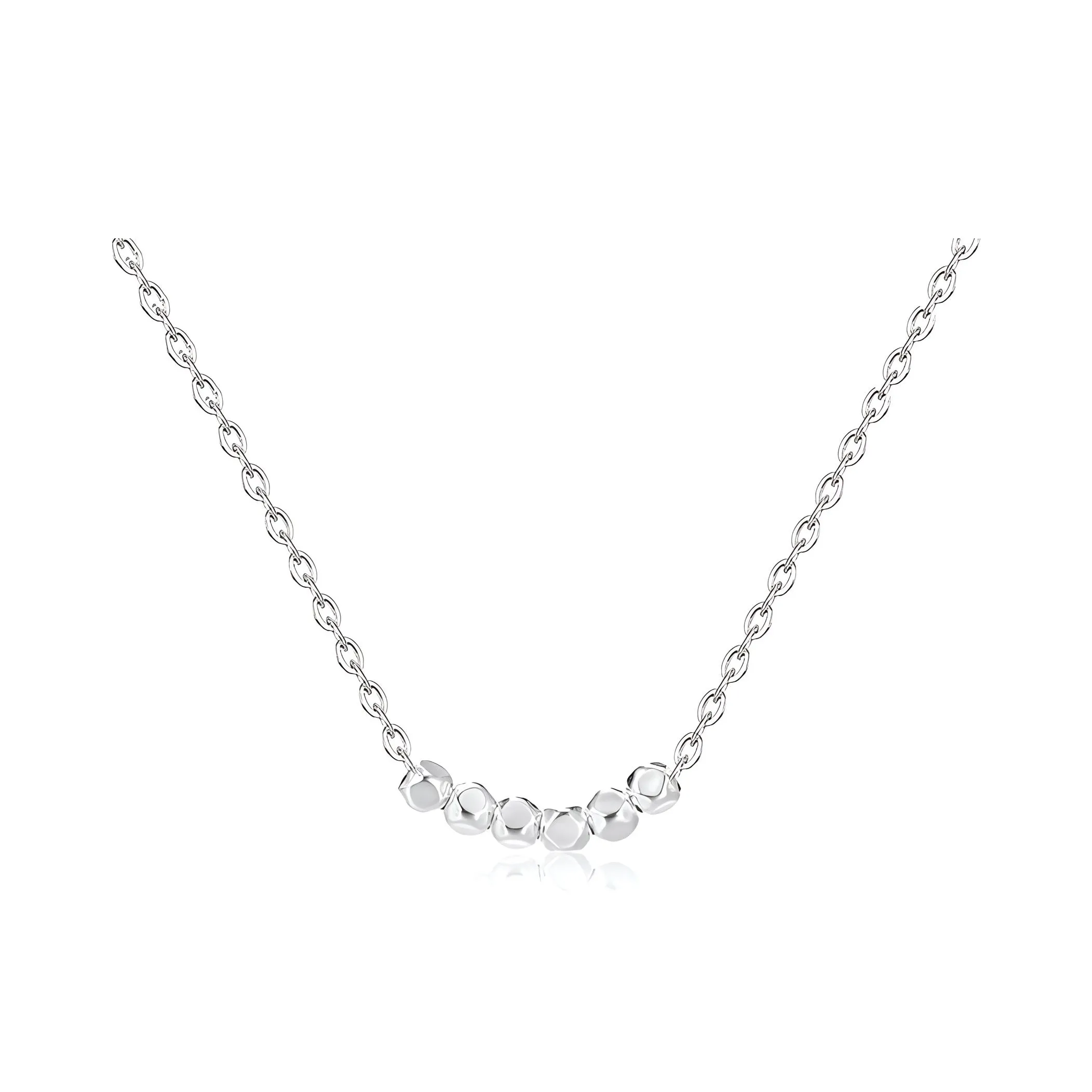 PIARA S925 Silver Collarbone Chain Women's