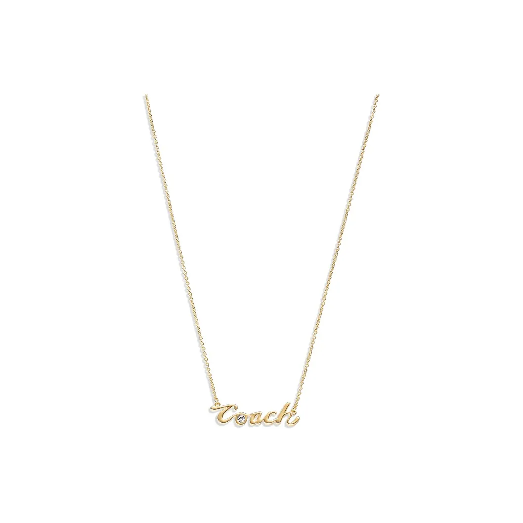 COACH Necklaces Women's Gold