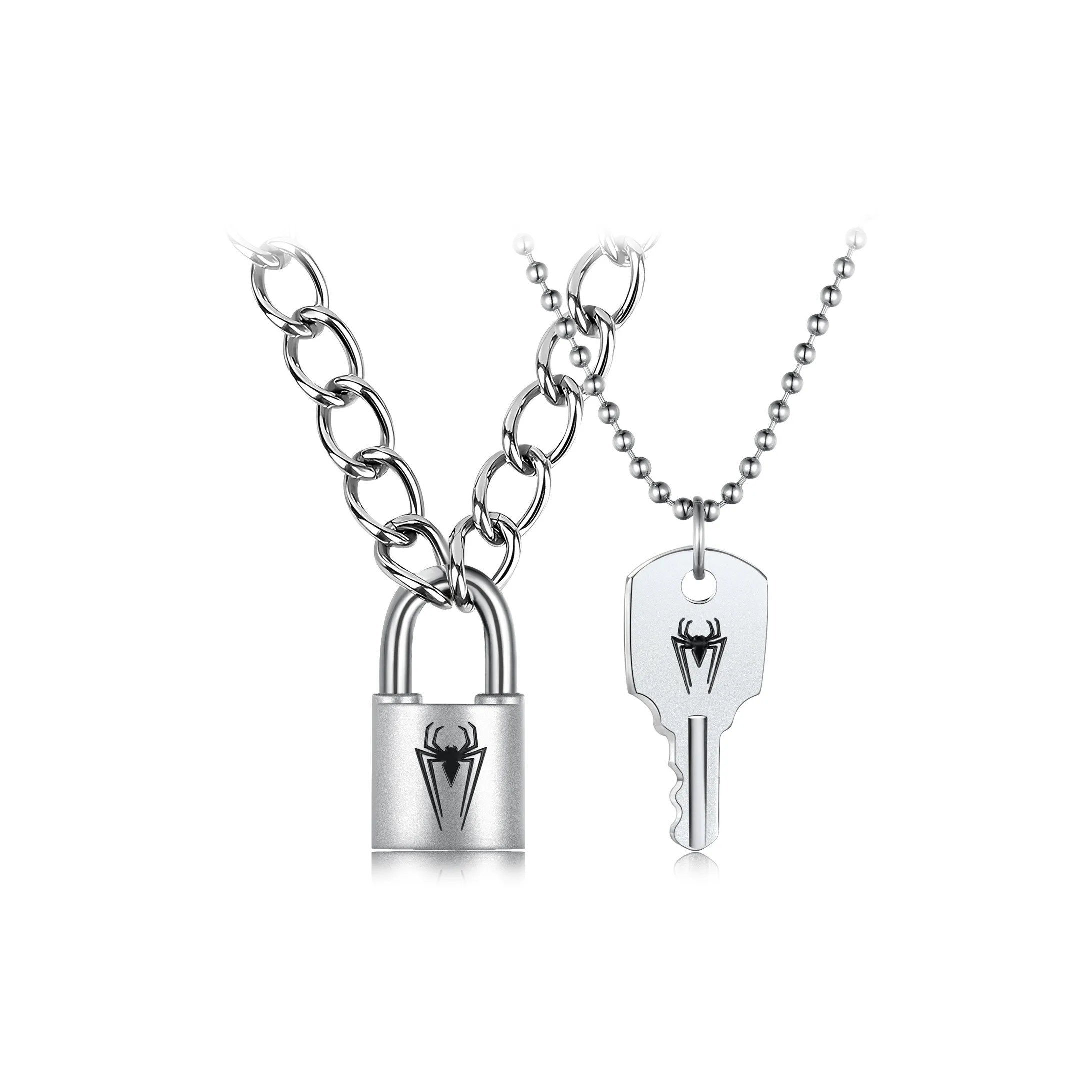 Disney Marvel Titan Steel Ожерелья Унисекс Silver