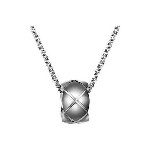CHANEL CoCo Crush 18K White Gold Necklaces Women's