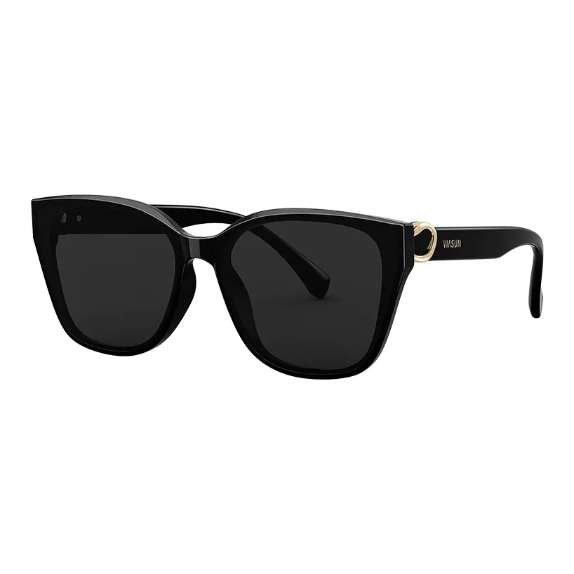 Vichon TR Memorial Plastic Metal Square Sunglasses Women's