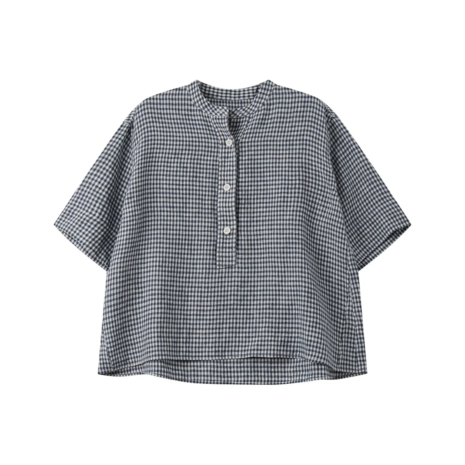 DE MINCOLLECTION Зеленая Белая Клетка Женская Рубашка