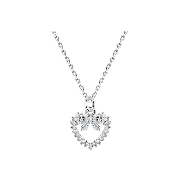 Heart Grass 999 Fine Silver Necklaces Women's