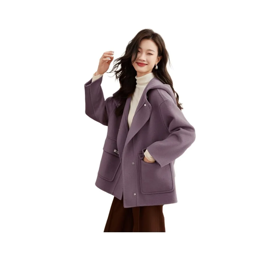 Mo Han Yi Mei Куртка Женская Фиолетовая