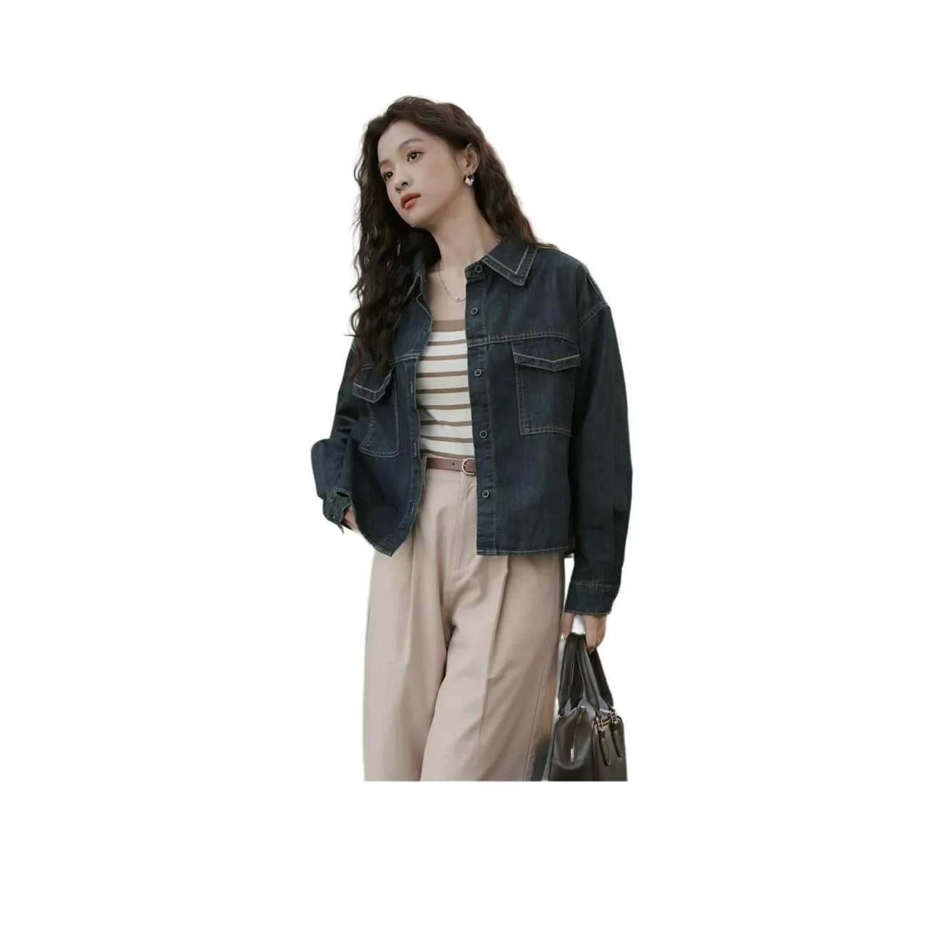 CZMO Denim Jackets Unisex Dark Blue