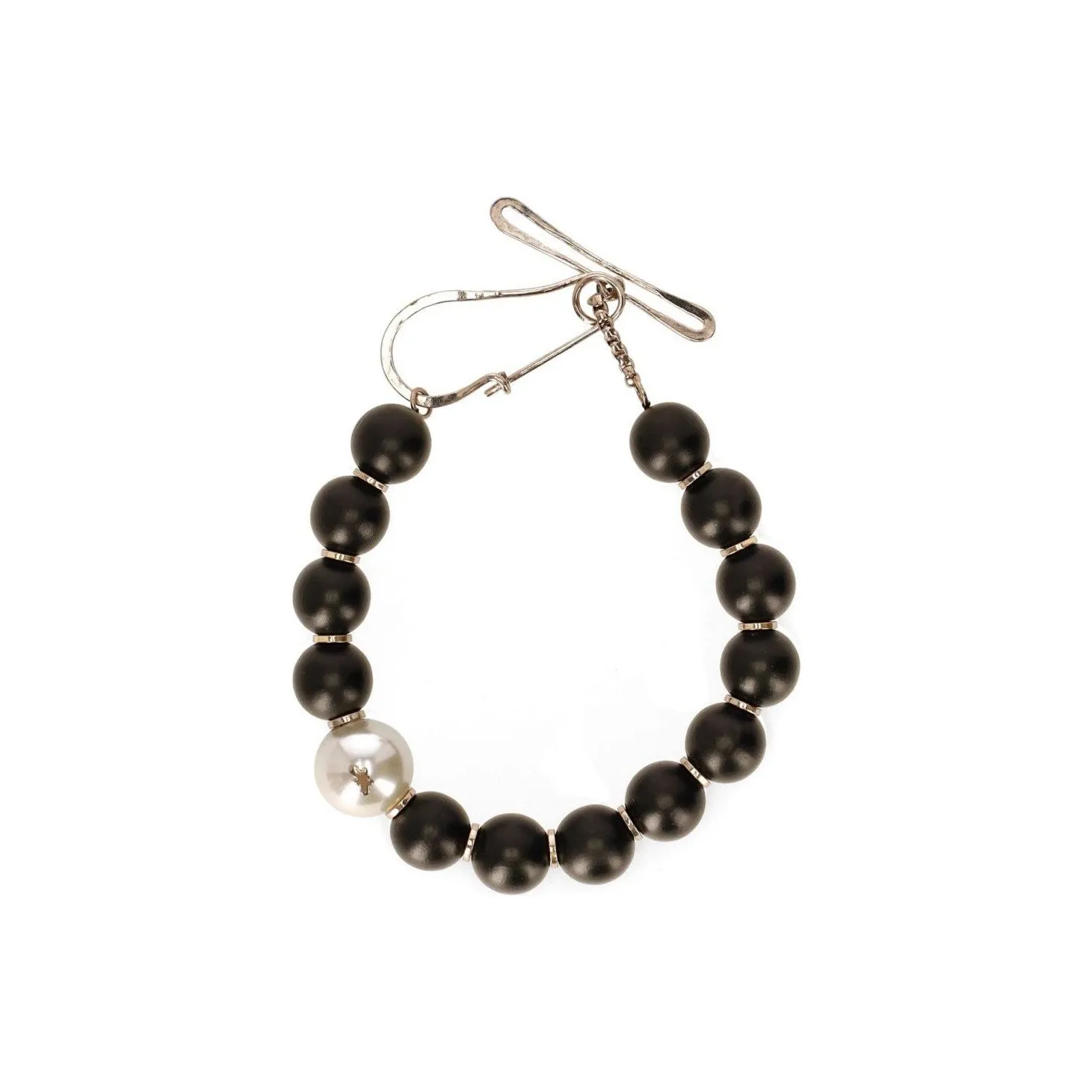 WEEKEND MaxMara Beech Wood Necklaces Unisex Dark Brown
