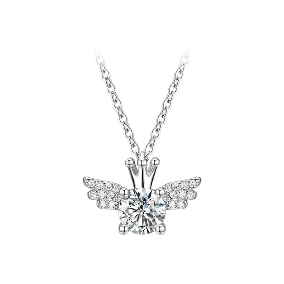 MOVER Necklaces Women's Little Angel Crown Necklace