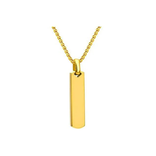 BYG Титановые стальные ожерелья мужские