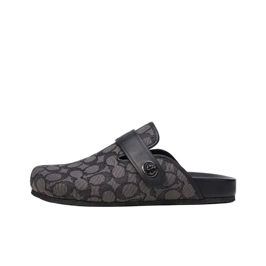 COACH Closed Toe Slippers Men's Black