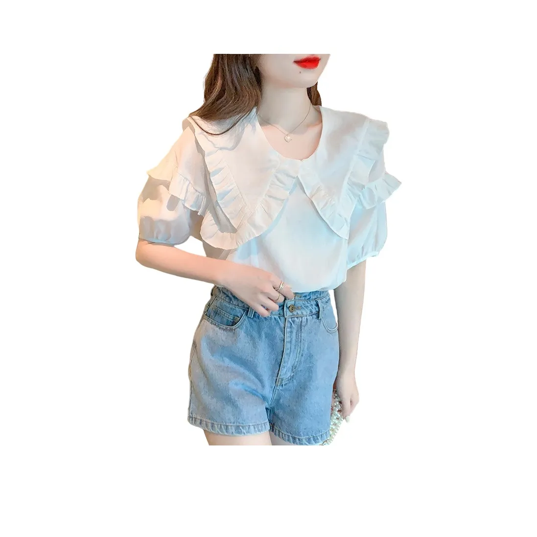 MORii Белые Женские Рубашки