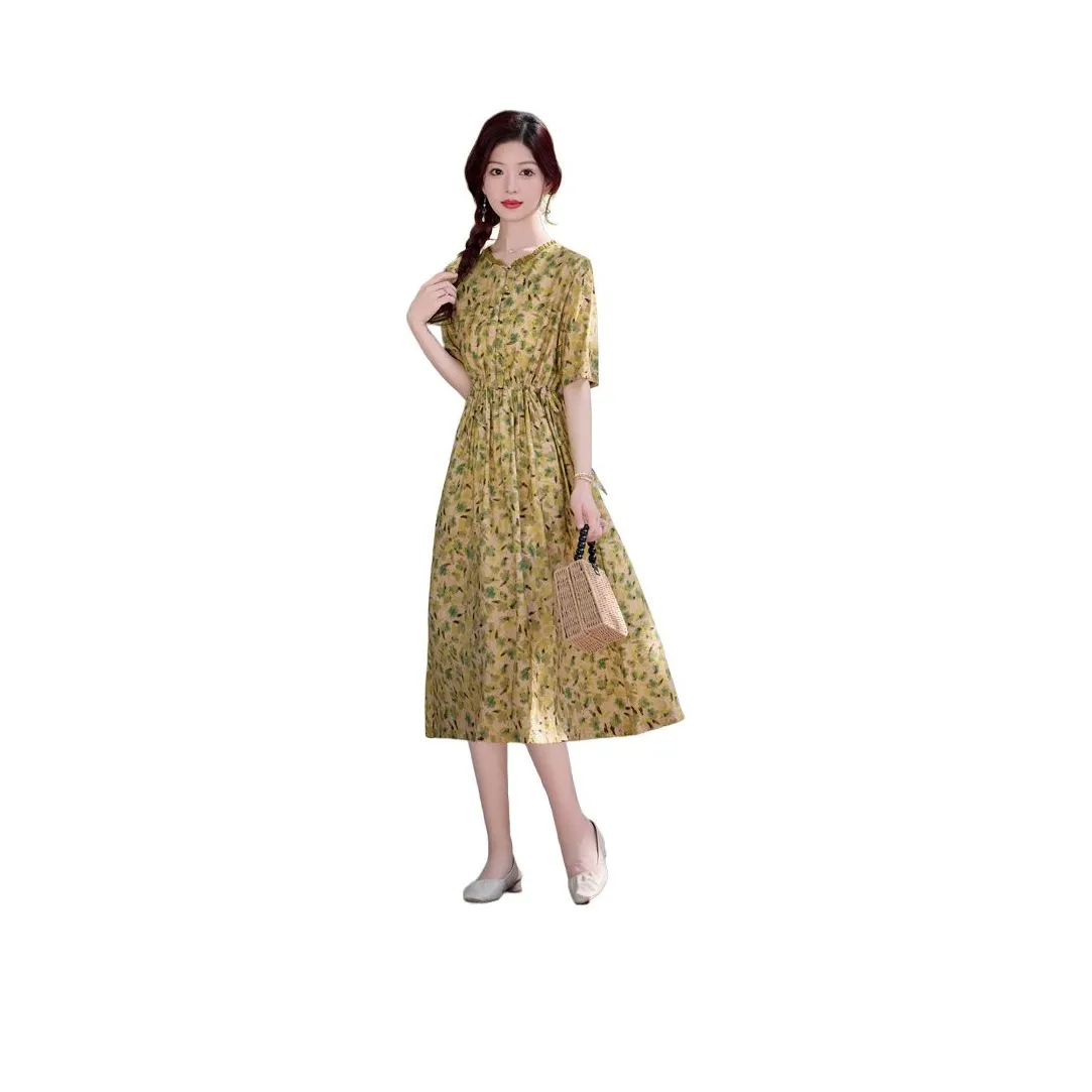 X MOOM Короткое платье с короткими рукавами женское