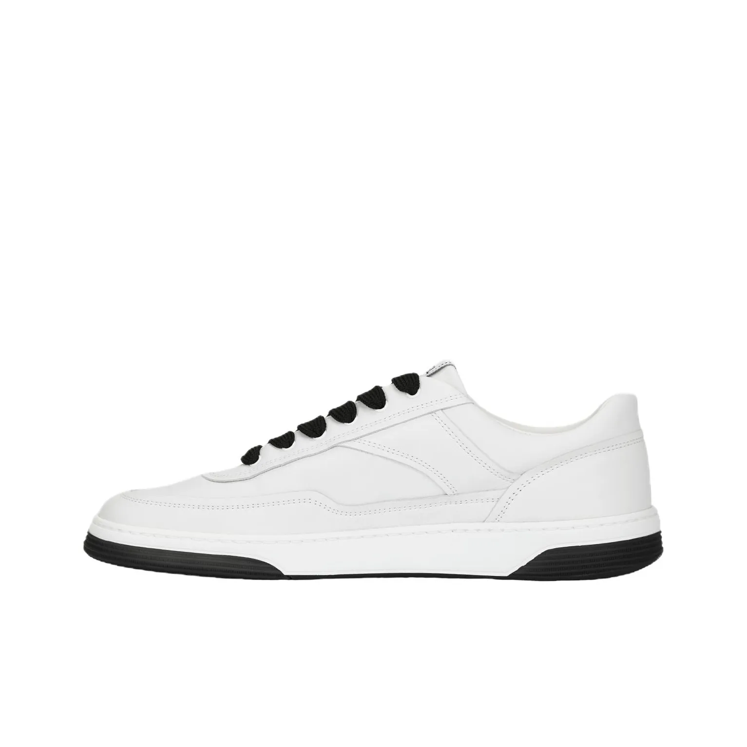 CHANEL 24P Low Top Skateboard Shoes Men's White