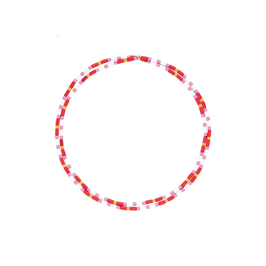 Социальный талант Сплав Ожерелье с глазурью для выделения Женское