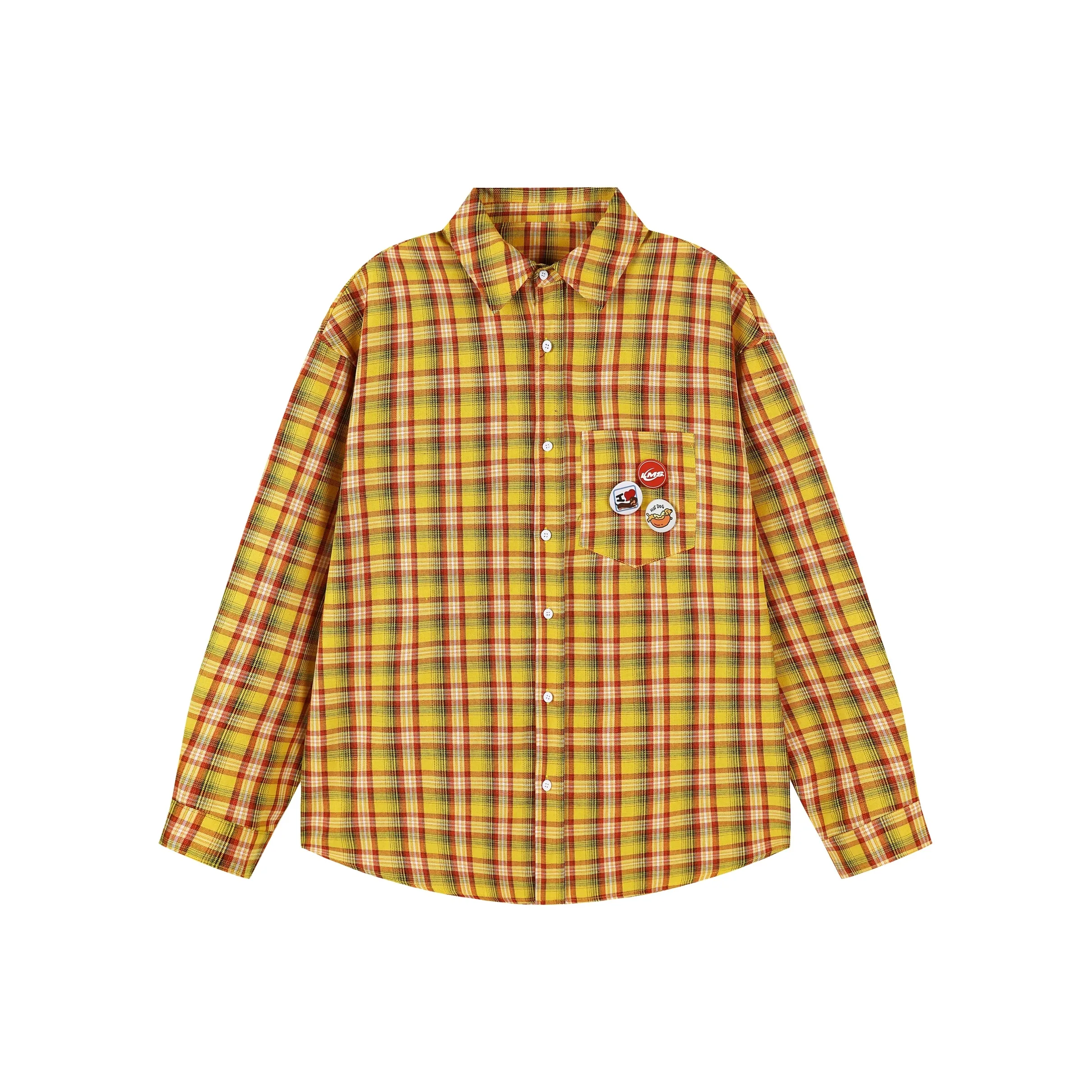 LEMANISM Желтая унисекс рубашка