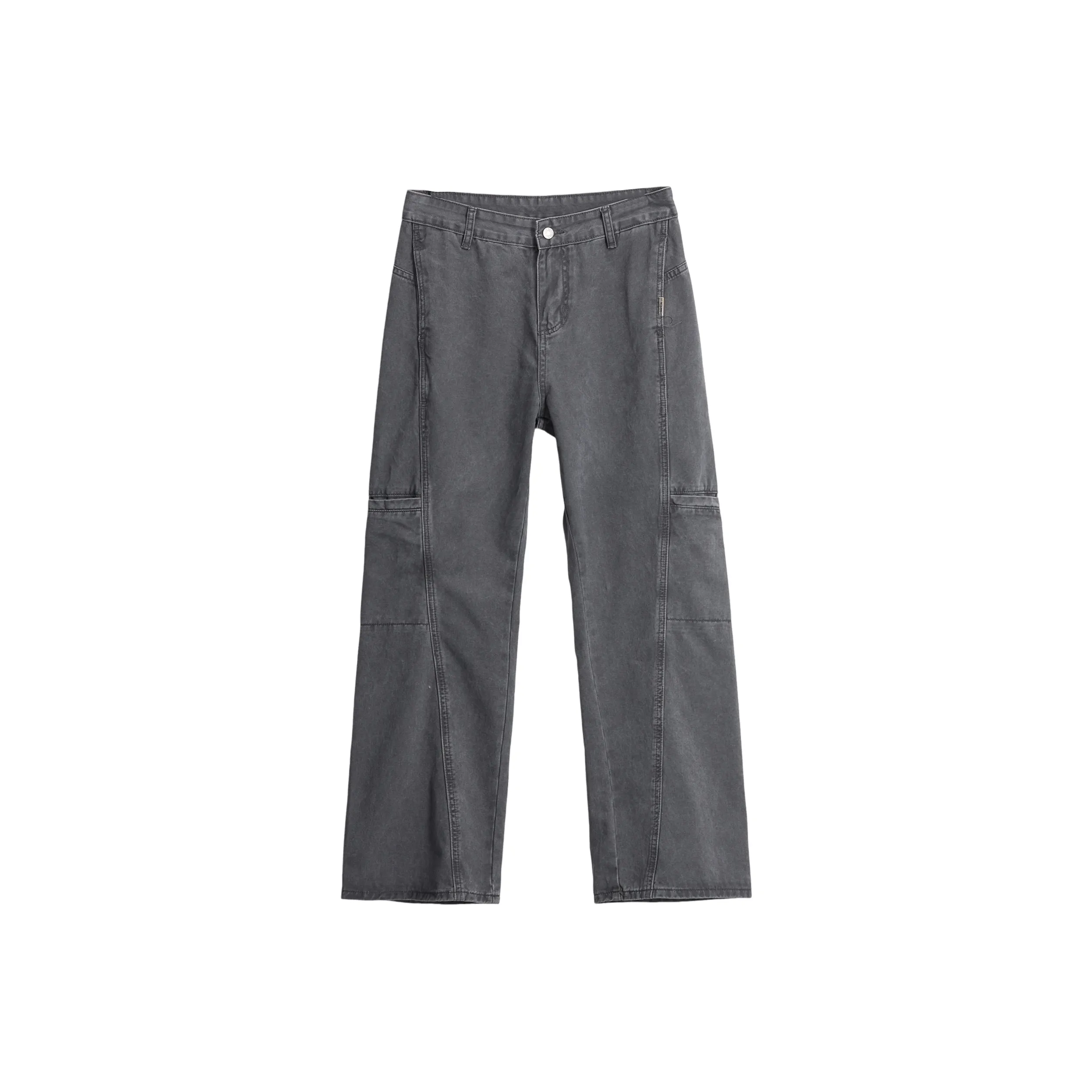 ENTONG Серые Унисекс Джинсы