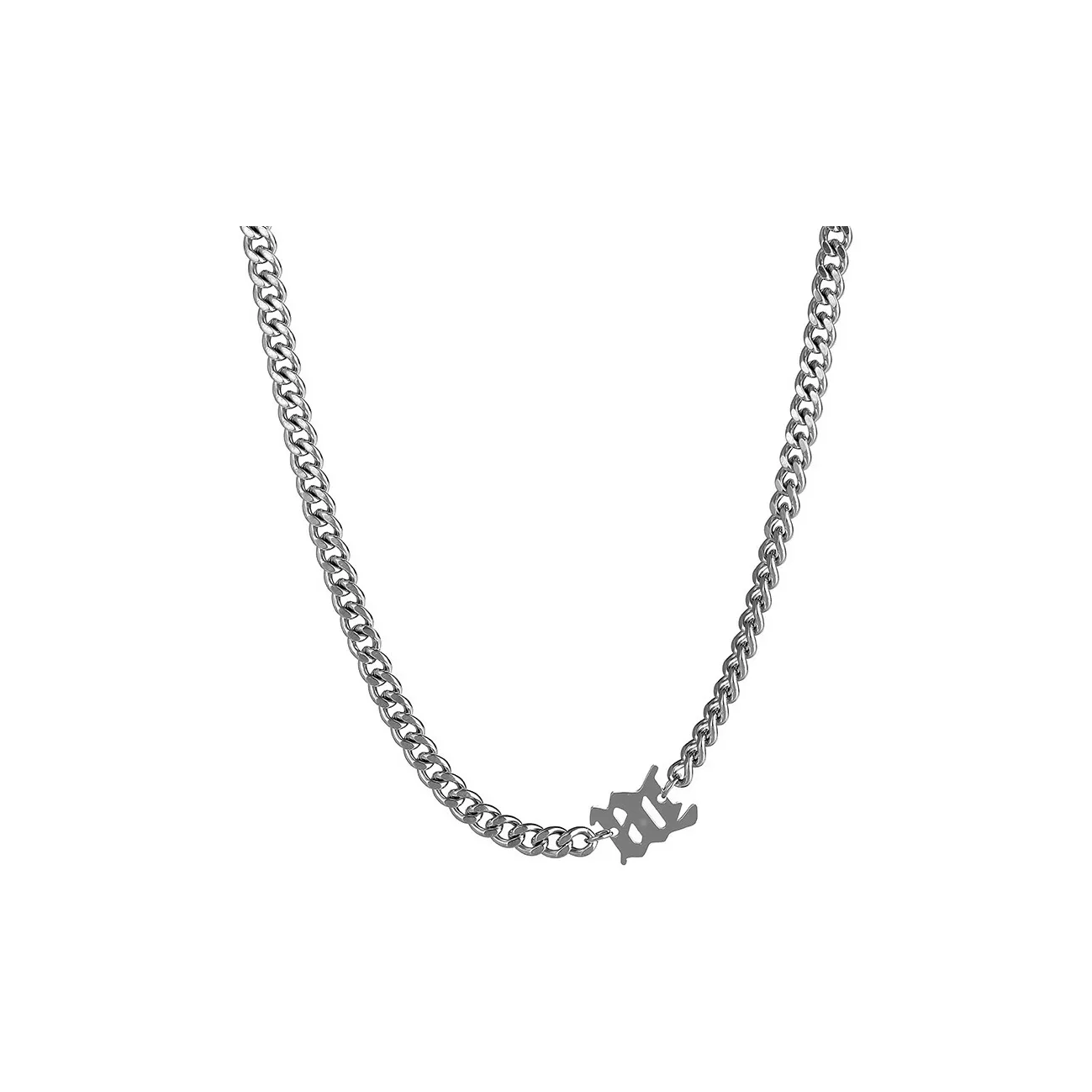 QIANFANGDAHUANGYE Титановые стальные ожерелья для мужчин