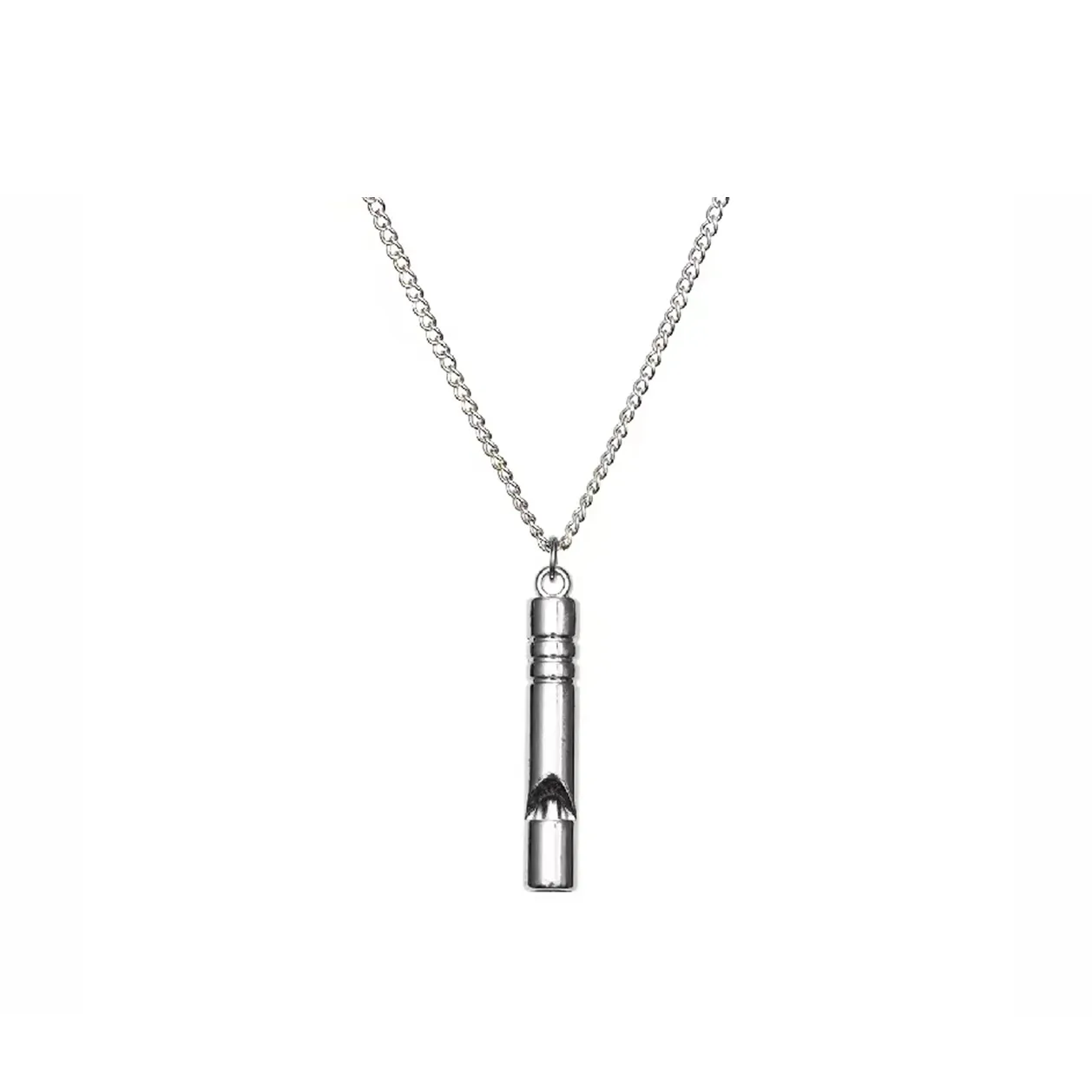 Rareme Титановая сталь Ожерелье Серебряное Унисекс