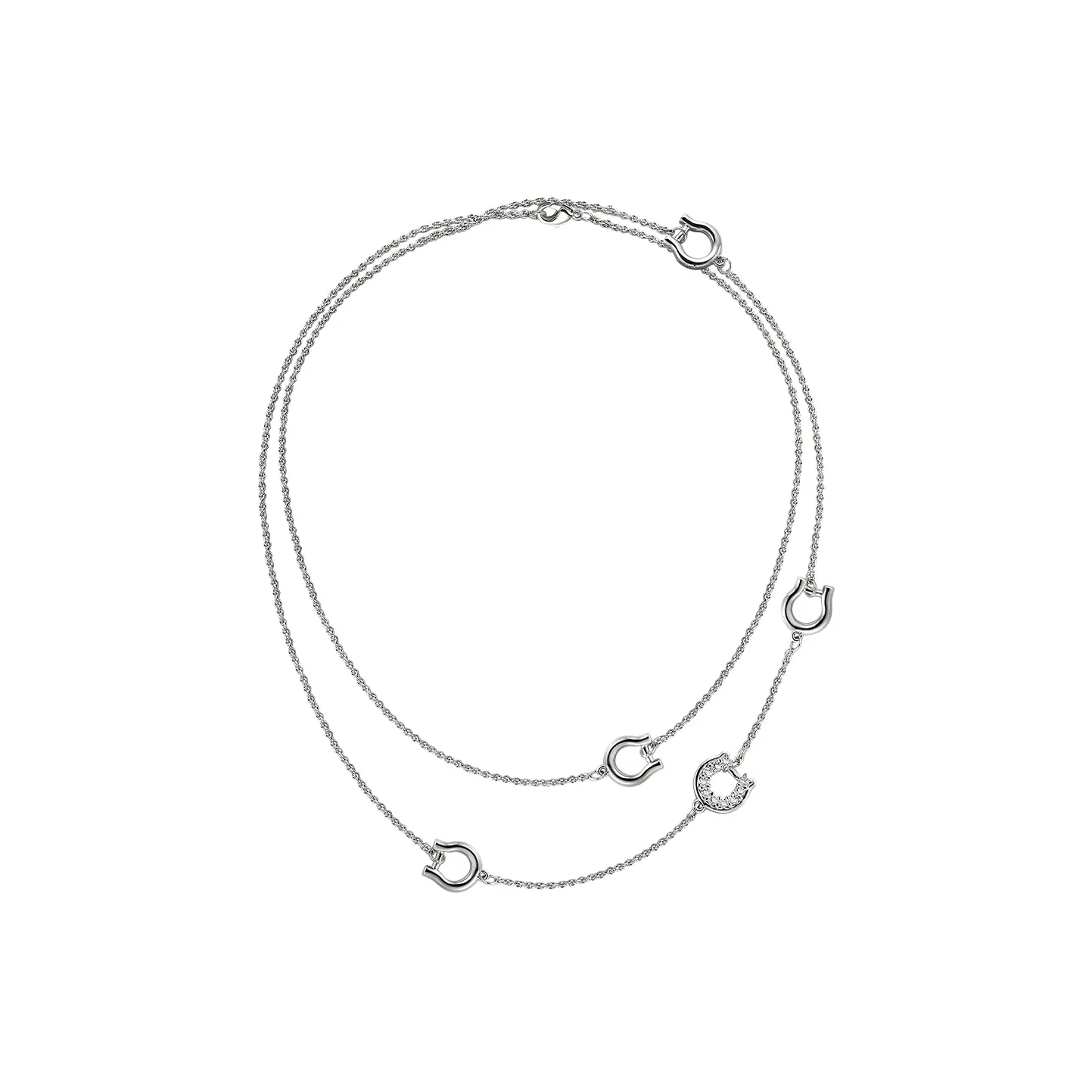 BOONEE ALUS Белое золото с покрытием медные ожерелья женские