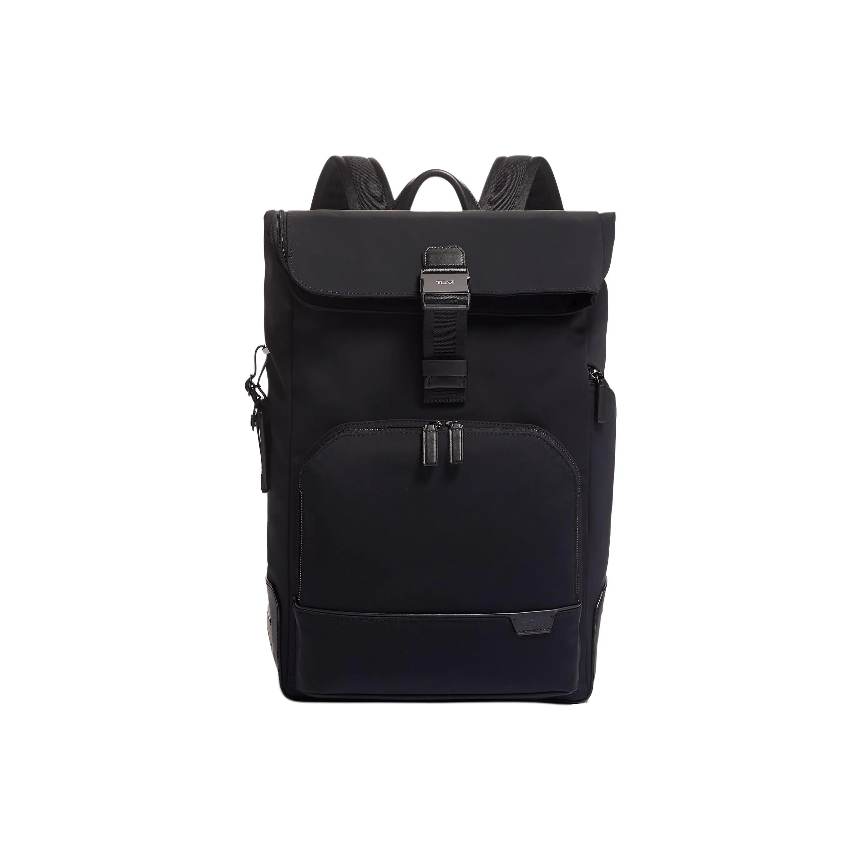 TUMI Fabric With Leather Backpack Men's Black