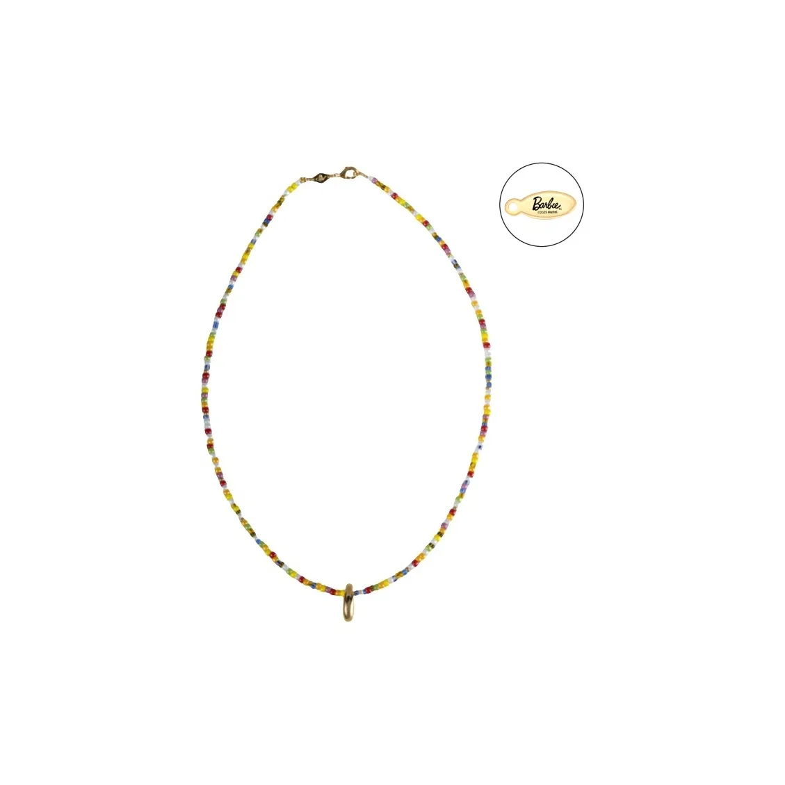 Барби 18К Золото Покрытие Ожерелье Женское