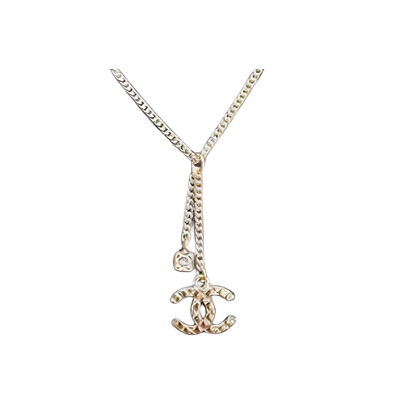 CHANEL Metal Necklaces Women's Gold
