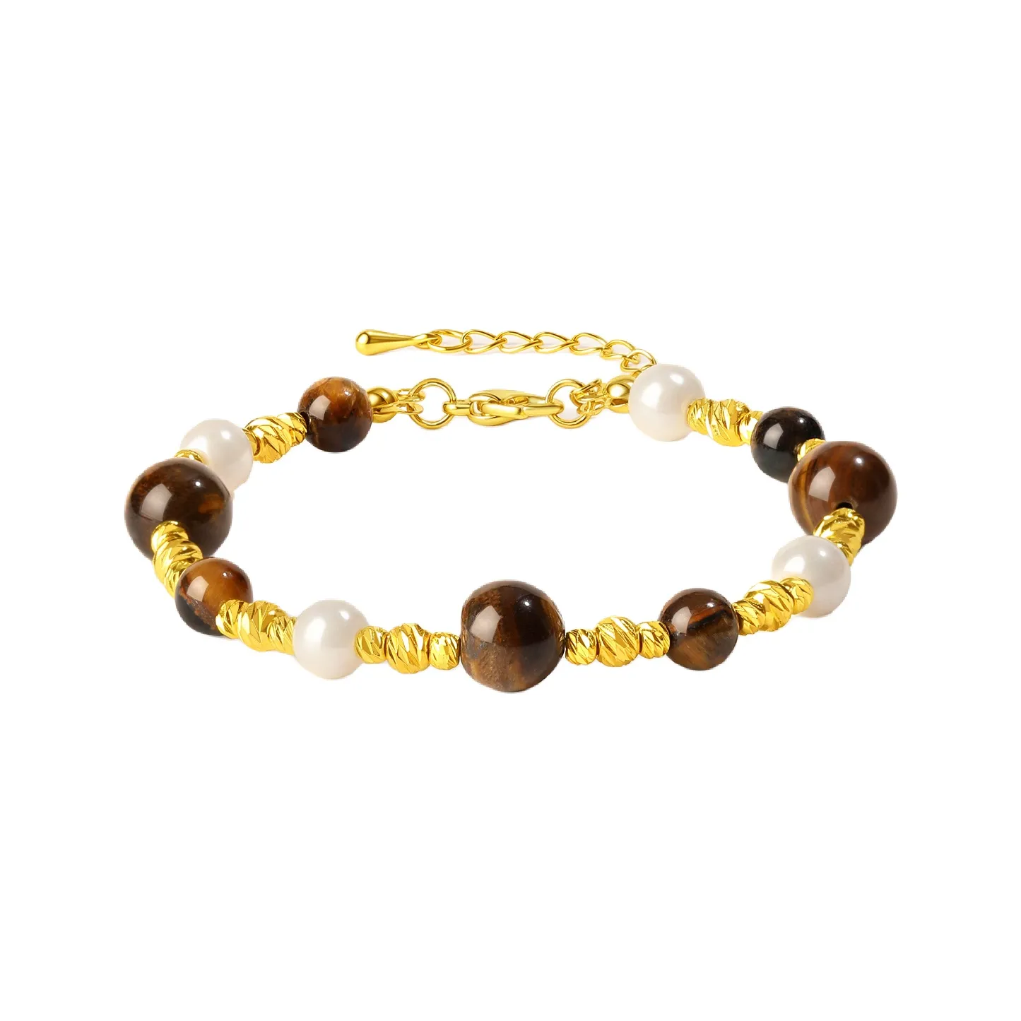 WUDANGSHAN Браслеты с камнем "Тигровый глаз" Женские