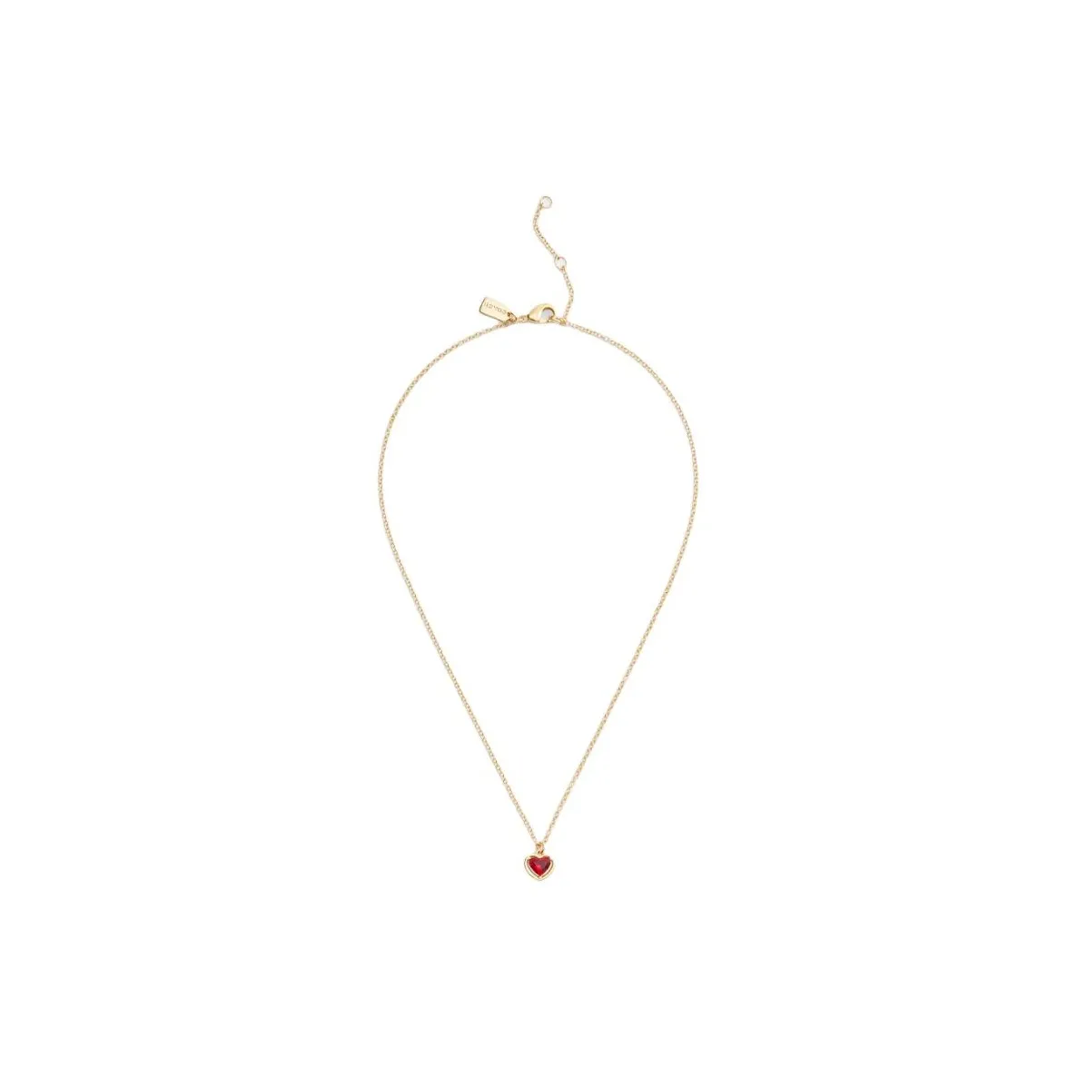 COACH Brass Plated, Glass, Cubic Zircon, Crystal Necklaces Women's Gold