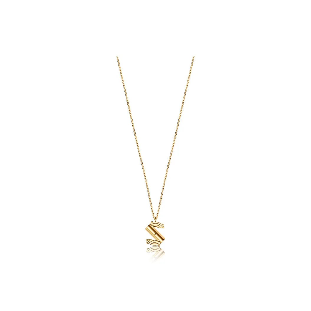 Lv Lv & Me Necklace Letter S