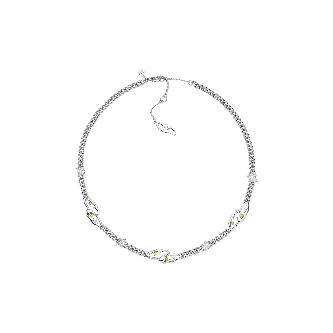 WEALTHYBOO Золото с покрытием ожерелья с цирконием женские