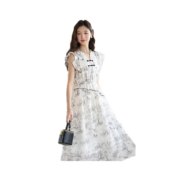 MISHOW Short Sleeved Dress Women's Ink Black