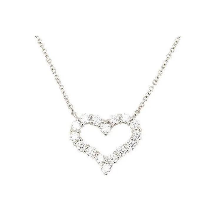 TIFFANY & CO. Platinum Necklaces Women's Silver