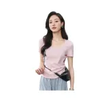 핑크 허리둘레 셔링 스타일