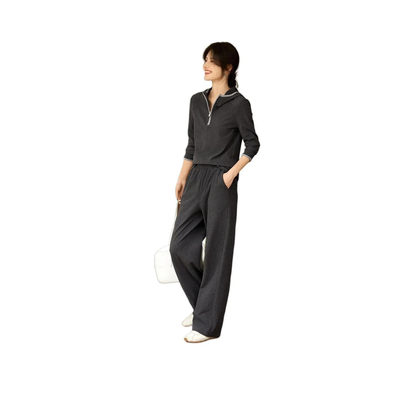 XWI Свитшот Комплект Женский Светло-Серый