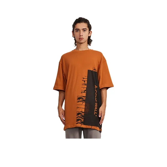A COLD WALL* China Limited Tile Capsule Series T Shirts Unisex Brown Red
