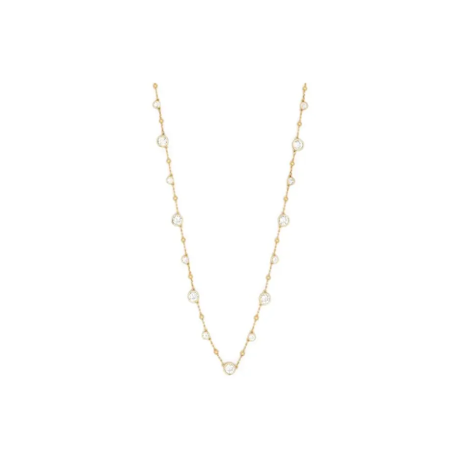 Swarovski Imber Металл Циркон Кристалл Swarovski Ожерелья Женские Золото