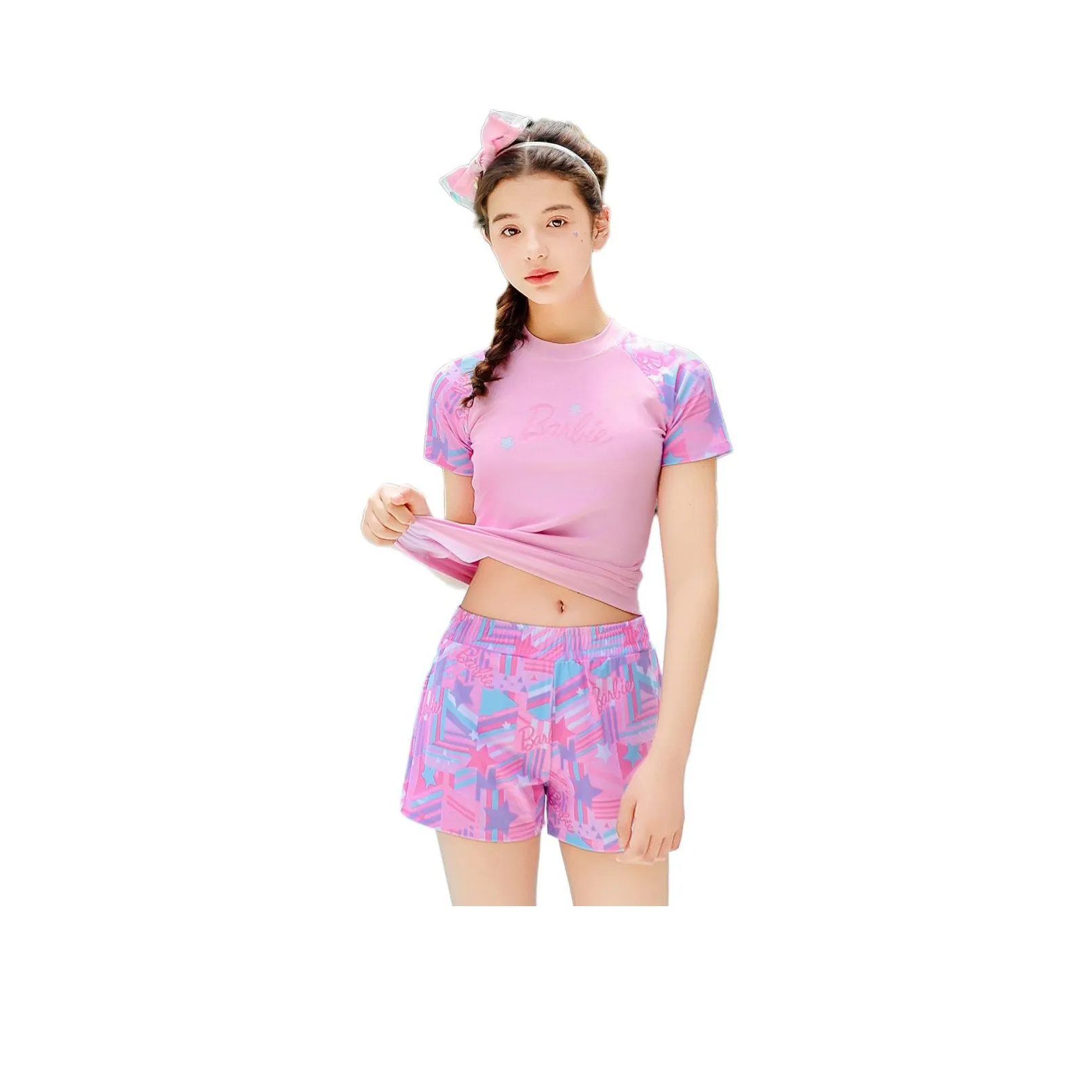 Барби Купальники для детей 3-7 лет розовый