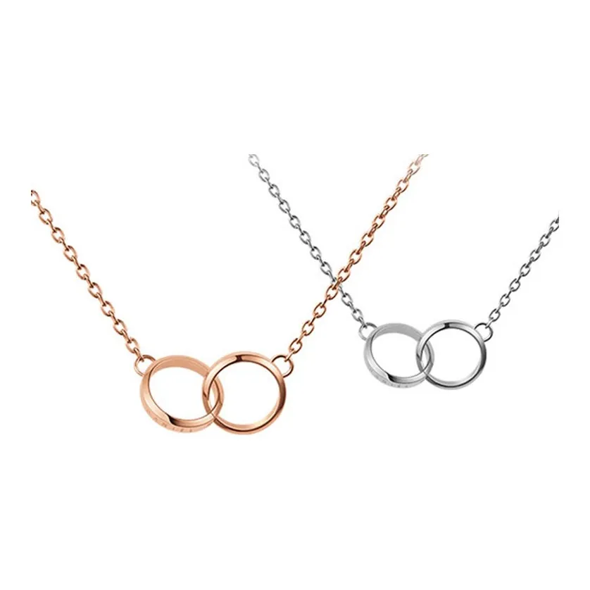 Daniel Wellington Розовое золото и серебро романтический маленький двойное кольцо унисекс