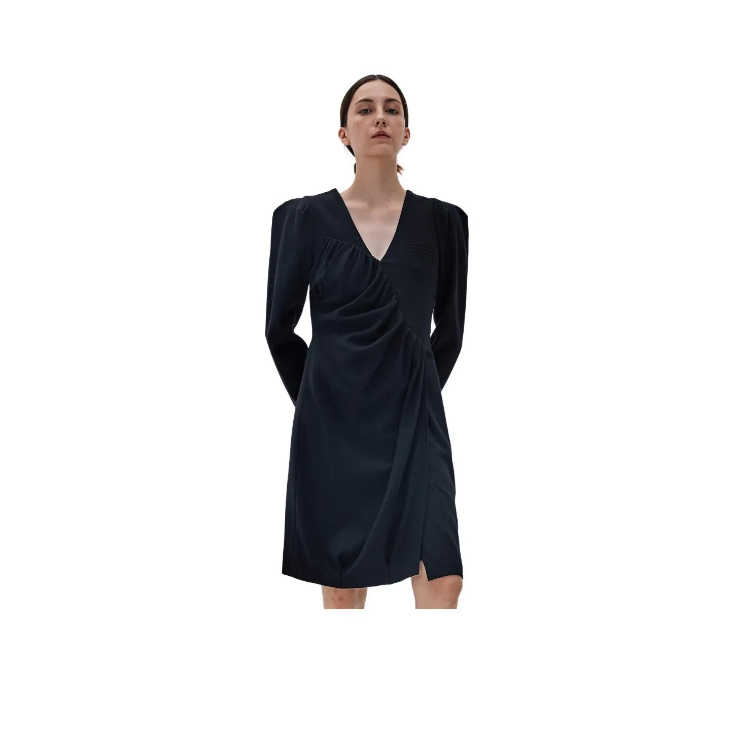 SUNDAY LIFE Long Sleeved Dresses Women's Black