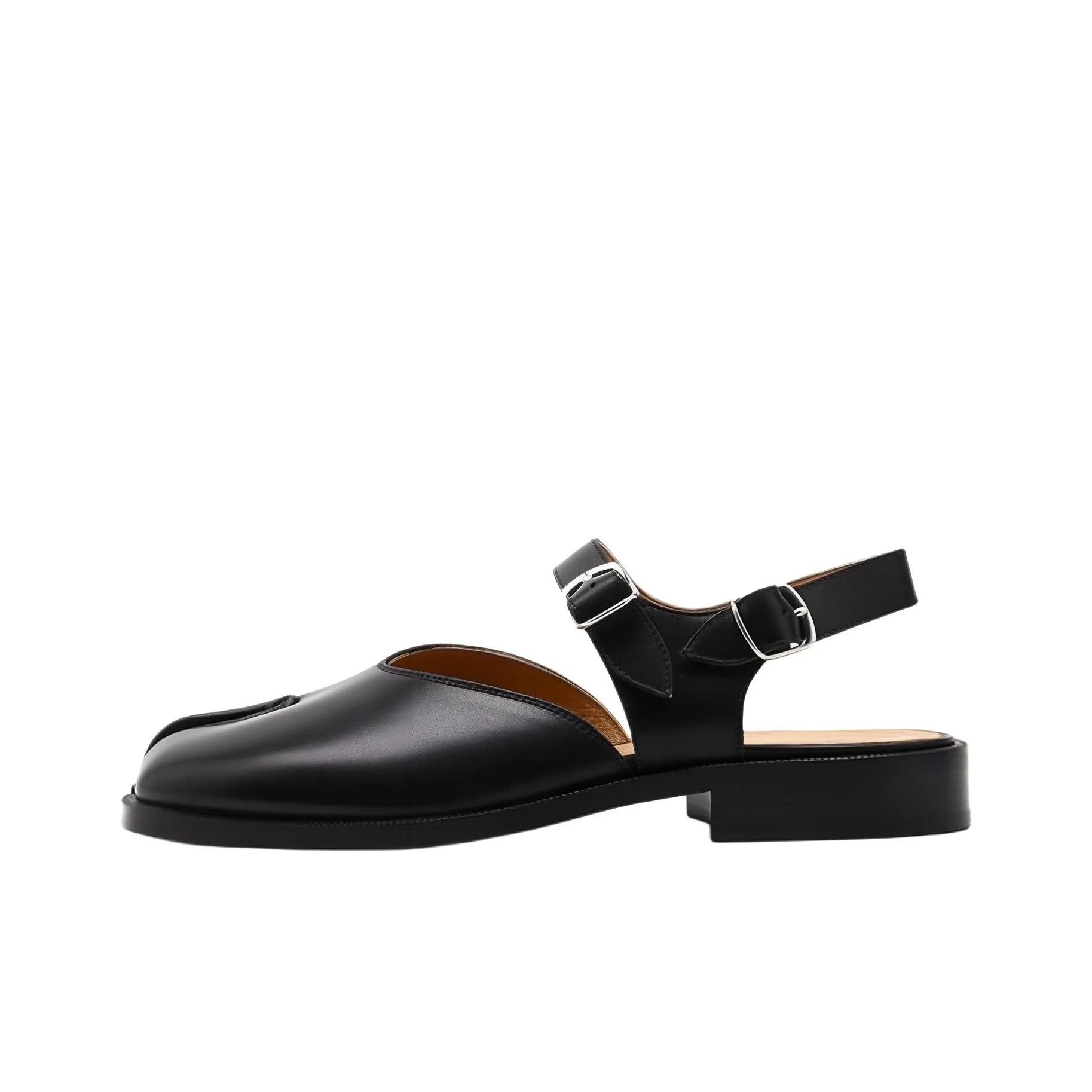 Maison Margiela Tabi Buckled Flat Shoes