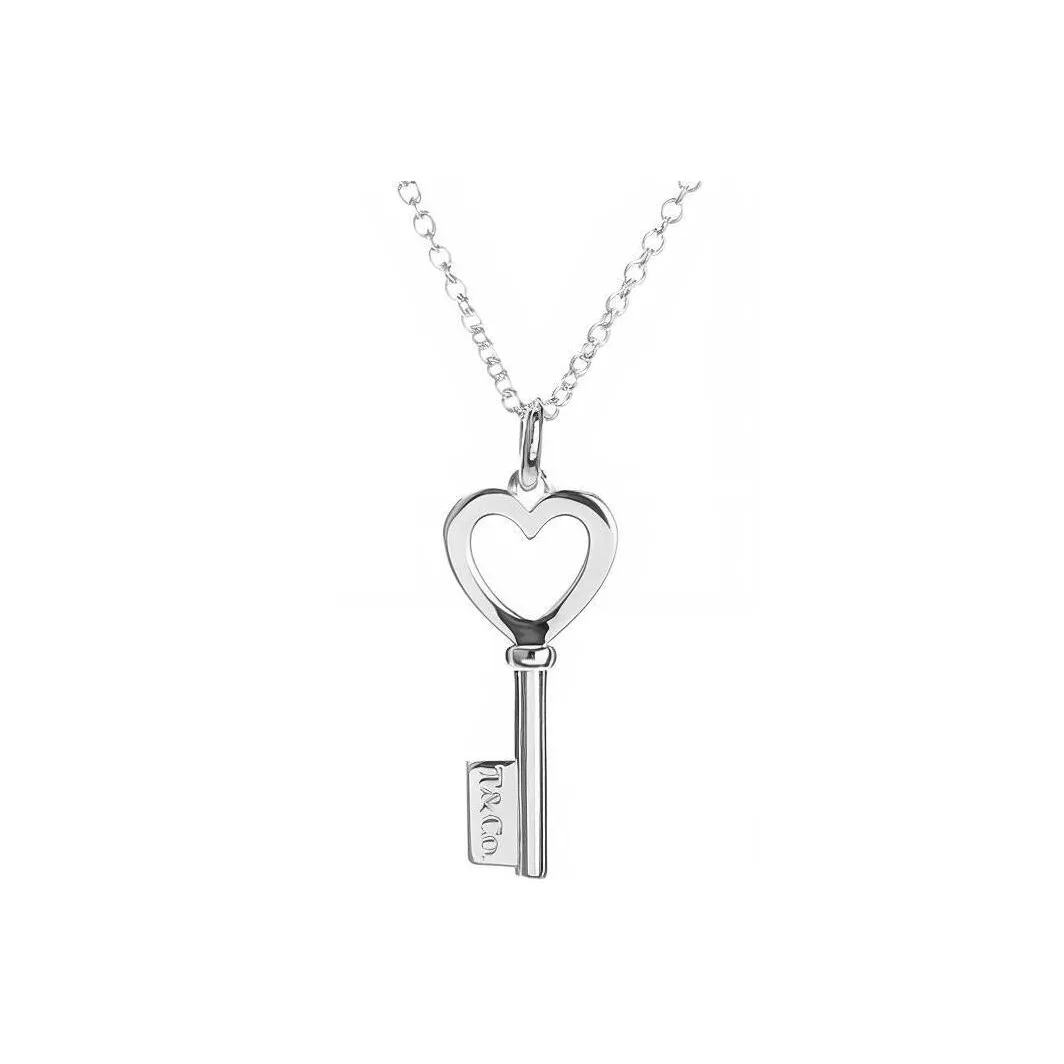 TIFFANY & CO. Keys Collection 925 Sterling Silver Necklaces Women's Silver