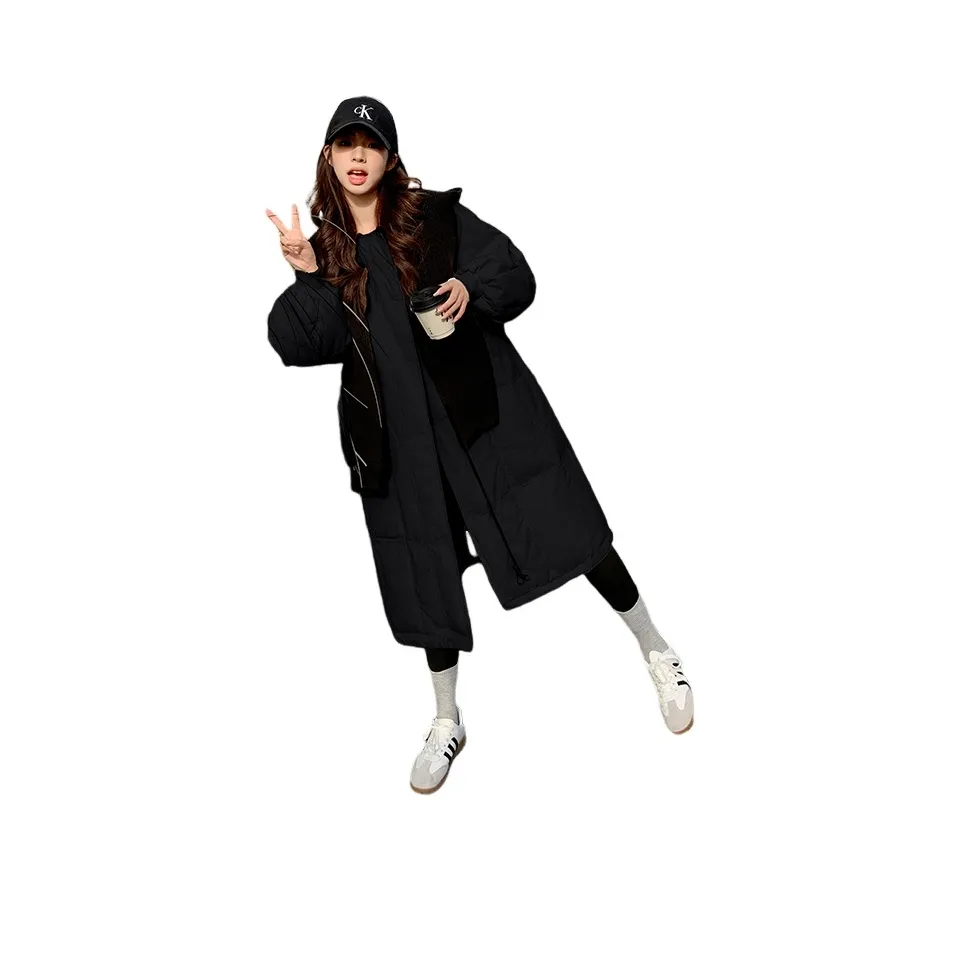 Flowers In Water Puffer Jacket Women's