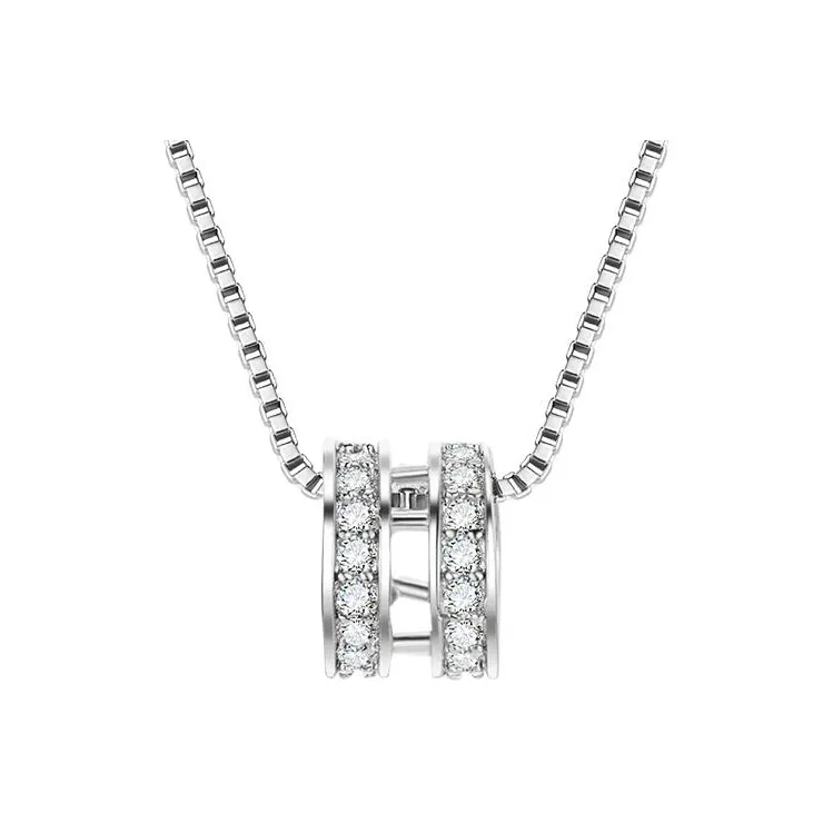 May10th Циркон Ожерелья Женское Серебро